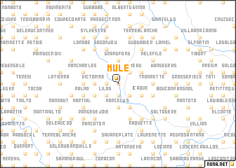 map of Mule