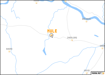 map of Mule