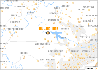 map of Mulga Mine