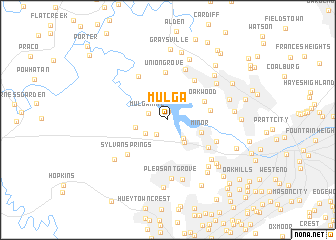 map of Mulga