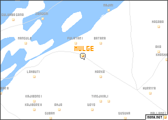 map of Mulge