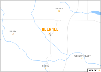 map of Mulhall