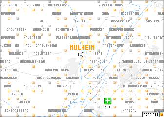 map of Mulheim