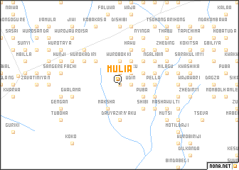 map of Mulia