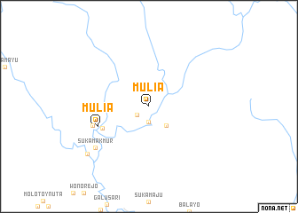 map of Mulia