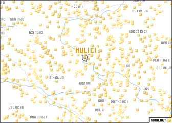 map of Mulići