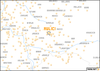 map of Mulići