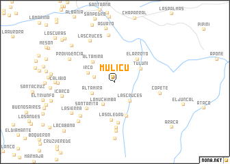 map of Mulicú