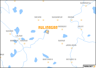 map of Mulinagar