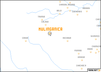 map of Mulinganiça