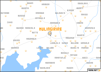 map of Mulingirire