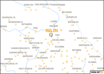 map of Mūlīnī