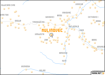 map of (( Mulinovec ))