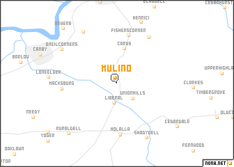 map of Mulino