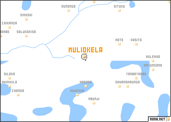 map of Muliokela
