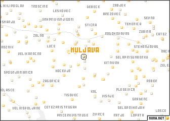 map of Muljava