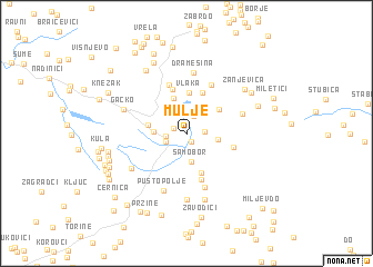 map of Mulje