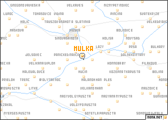 map of Muľka