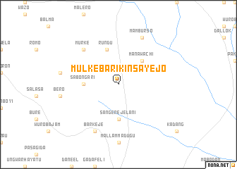 map of Mulke Barikin Sayejo