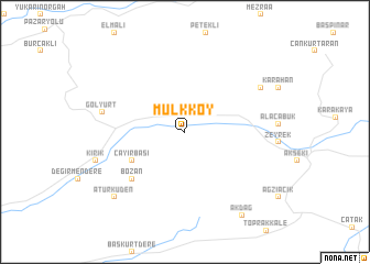 map of Mülkköy