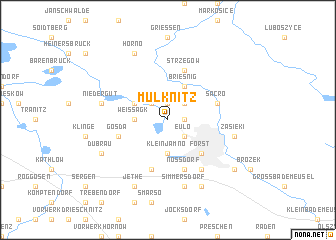 map of Mulknitz