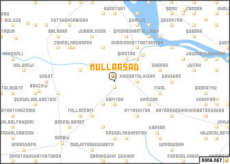 map of Mullā As‘ad