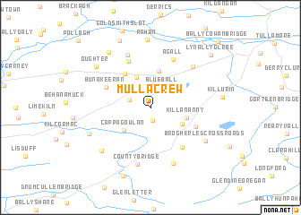 map of Mullacrew
