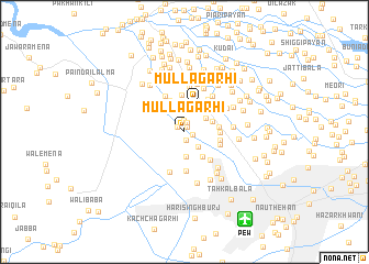 map of Mulla Garhi