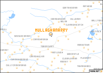 map of Mullaghanarry