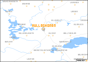map of Mullaghoran