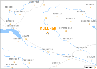 map of Mullagh