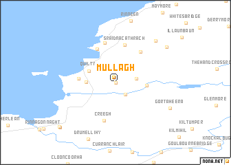 map of Mullagh