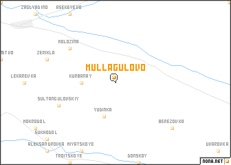 map of Mullagulovo