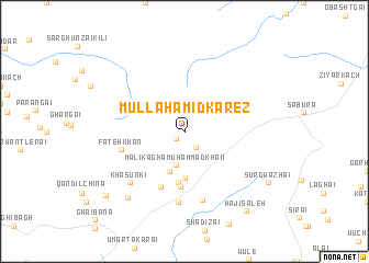 map of Mulla Hāmid Kārez