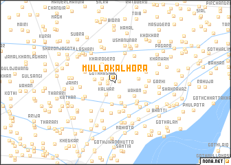 map of Mulla Kalhora