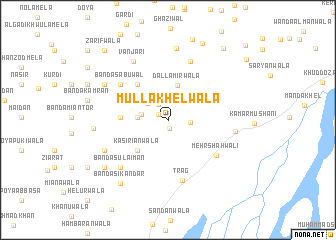 map of Mulla Khelwāla