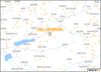 map of Mulla Kondal