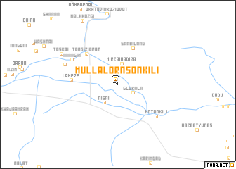 map of Mulla Lornson Kili