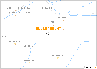 map of Mullamanday