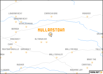 map of Mullans Town