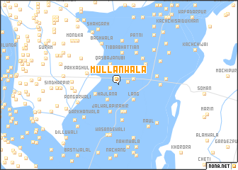 map of Mullānwāla