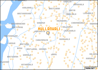 map of Mullānwāli