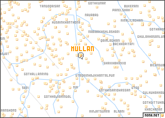 map of Mullān