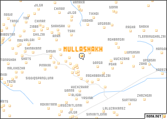 map of Mulla Shākh