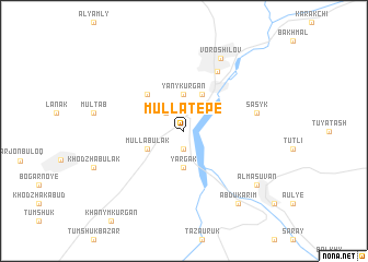 map of Mulla-Tepe