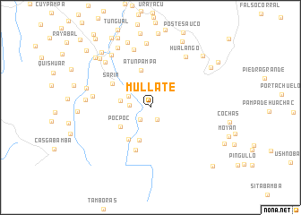 map of Mullate