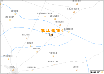 map of Mullā ‘Umar