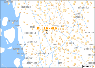 map of Mullāwāla