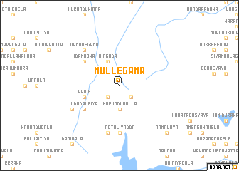 map of Mullegama