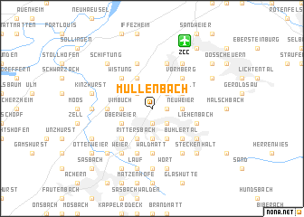 map of Müllenbach